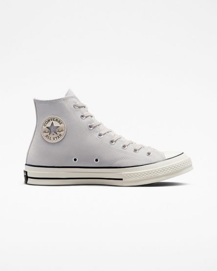 Dámské Boty Vysoké Converse Chuck 70 Semišové Béžový Černé | CZ SEBY13